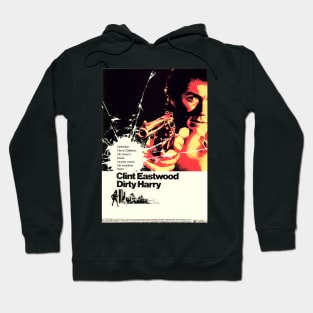 Iconic Clint Eastwood Movie Poster - Dirty Harry Hoodie